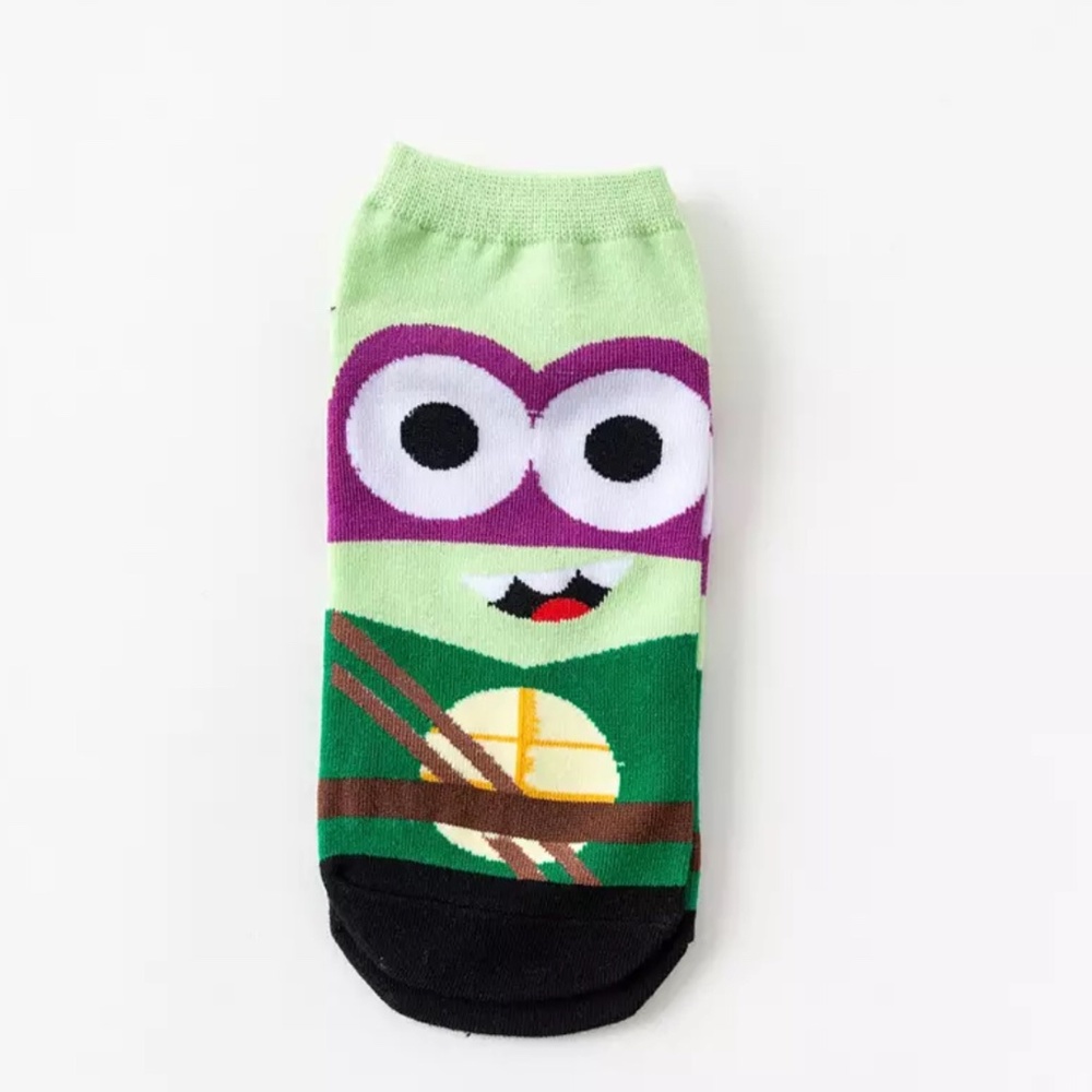 KIDS NINJA TURTLE CARTOON SOCKS BRAND NEW